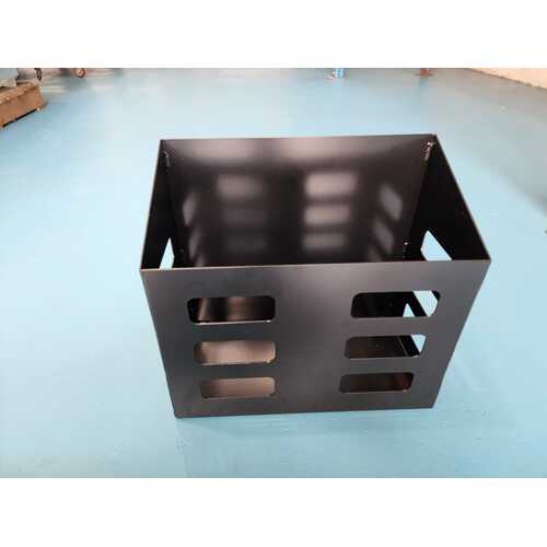Black Single Jerry Can Holder for Ute Canopy Suits 20L Alloy Powdercoat Black