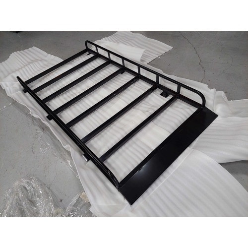 Black Tradesman Rack for Canopy 2400MM Long 1300MM Wide 100MM Square Base Alloy 