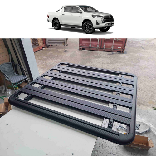 Aluminium Alloy Platform Roof Rack to suit Toyota Hilux 2015 - 2022 Dual Cab