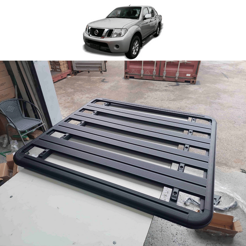 Aluminium Alloy Platform Roof Rack to suit Nissan Navara D40 2005 - 2015
