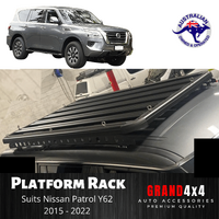Aluminium Alloy Platform Roof Rack to suit Nissan Patrol Y62 2012 - 2023 Wagon