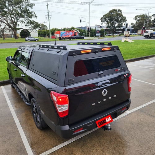 G4 Tub Canopy - Stainless Steel - For SSang Yong Musso LWB 2019+