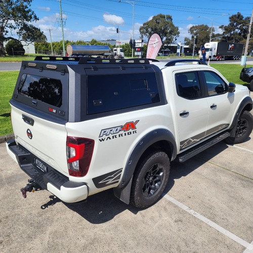 G4 Tub Canopy - Hybrid - For Nissan Navara NP300 2015-2024  - With Slide Windows