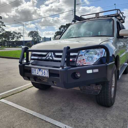 GRAND4X4 Bullbar to suit Mitsubishi Pajero 2007-2019 Winch Compatible