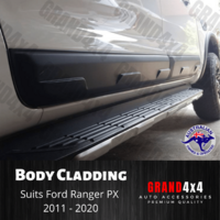 Side Door Cladding Body Moulding Trim suits Ford Ranger Dual Cab PX 2011 - 2021