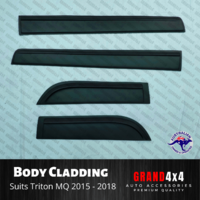 Side Door Cladding Body Moulding Trim to suit Mitsubishi Triton MQ/MR 2015-2022