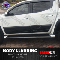 Door Cladding Side Body Moulding Trim to suit Mitsubishi Triton MQ MR 2015-2022