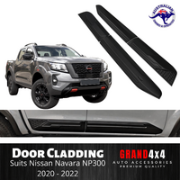 Door Cladding Side Body Moulding Trim for Nissan Navara NP300 2020 2021 2022