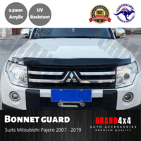 Bonnet Protector Tinted Guard to suit Mitsubishi Pajero 2007 - 2019