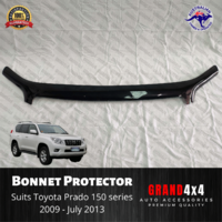 Bonnet Protector Guard Tinted to suit Toyota Prado 150 series 2009 - July 2013