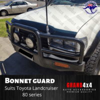 Bonnet Protector Tinted Guard to suit Toyota Landcruiser 80 series 1990 - 1998