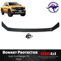 Bonnet Protector Guard Black to suit Ford Ranger T9 2022 2023 All Models