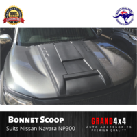 Bonnet Hood Scoop Black suit Nissan Navara NP300 D23 2015 2016 2017 2018 2019
