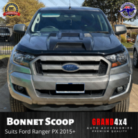 Bonnet Scoop Hood Scoop Matte Black Raptor suits Ford Ranger PX 2015-2020