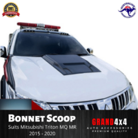 Bonnet Scoop Hood Scoop Matte Black suits Mitsubishi Triton MQ MR 2015-2020