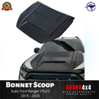 MONSTER Bonnet Scoop Hood Scoop Matte Black suits Ford Ranger PX2/3 2015-2020