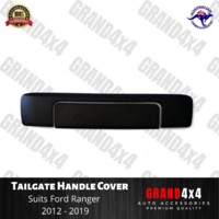 Tailgate Handle Cover Matte Black Trim to suit Ford Ranger PX MK2 MK3 2012-2019
