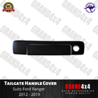Tailgate Handle Cover Keyhole Matte Black Trim for Ford Ranger PX MK2 2012-2021