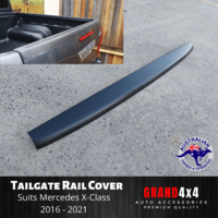 Tailgate Cover Trim Guard Black for Mercedes Benz X-Class 2016 - 2021 XClass