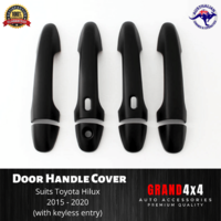 Door Handle Cover Trim Suits Toyota Hilux 2015 - 2020 (with keyless entry)