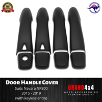 Door Handle Cover Trim Suits Nissan Navara NP300 2015-2019 (with keyless entry)