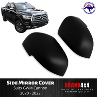 Side Mirror Cover Trim Suits GWM Cannon Great Wall Cannon Ute 2020 - 2022