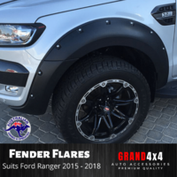 Black Fender Flares Wheel Arch Cover for Ford Ranger PX2 2015 2016 2017 2018