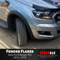 Slim Fender Flares Matte Black for Ford Ranger PX2 2015 2016 2017 2018 Guard