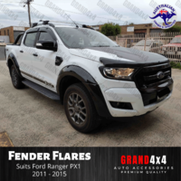 Fender Flares Guard Trim Gloss Black for Ford Ranger PX1 2011 - 2015