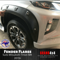 Fender Flares Guard Cover FRONT Pocket Style for Mitsubishi Triton MR 2018-2021