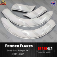 White Front Fender Flares for Ford Ranger PX1 2011 2012 2013 2014 2015 Guard 