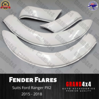 White Front Fender Flares for Ford Ranger PX2 2015 2016 2017 2018 Guard