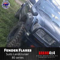 Jungle Fender Flares to Suit Toyota Landcruiser 80 Series 1990-1998 80MM Wide