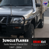 Jungle Front Fender Flares for Nissan Patrol GU Y61 Series 1/2/3 1997-2004