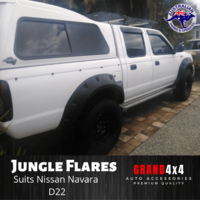 Jungle Fender Flares to Suit Nissan Navara D22 2004 - 2015 Guard Cover Arch