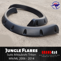 Jungle Front Fender Flares for Mitsubishi Triton MN ML 2006 - 2014 80MM Guard