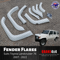 Fender Flares to suit Toyota Landcruiser 76 series 2007-2022 FULL KIT FRONT+REAR