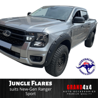 Jungle Fender Flares to suit Ford Ranger Sport New Gen 2022+ Dual Cab Ute