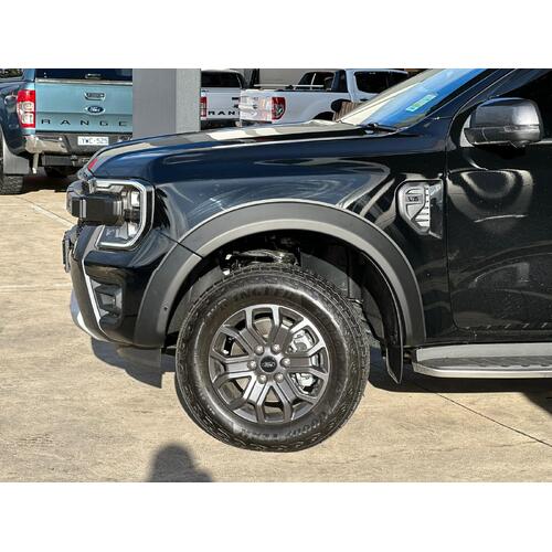 Matte Black Fender Flares to suit Ford Ranger Next Gen Wildtrack 2022+ OEM Style