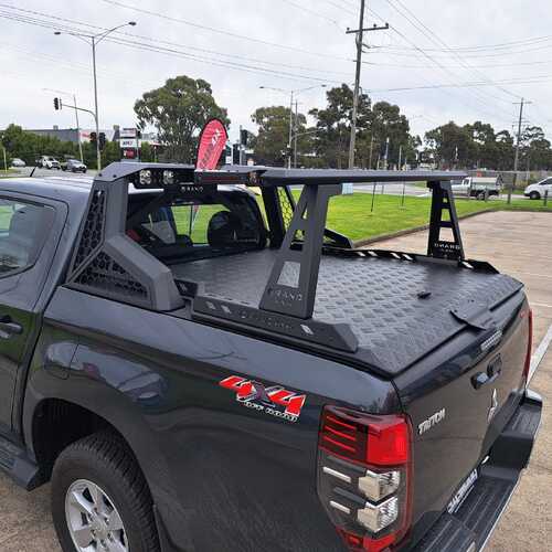 G4 Aluminium Checkerplate Hard Lid to suit Mitsubishi Triton 2015-2023 MQ/MR