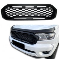 Front Mesh Grill for Ford Ranger PX3 2018 - 2021 XL XLS XLT Black Grille