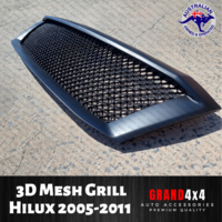 Front Mesh Grille BENTLEY STYLE 3D MESH for Toyota Hilux 2005 - 2011 N70 Grill