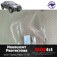 Headlight Protectors to suit Toyota Hilux 2011 - 2015 SR SR5 Headlamp Cover