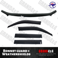 Bonnet Protector Guard + Window Visors suits Toyota Prado 2013-2017