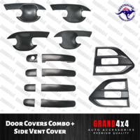 Door Handle Cover + Guard Bowl + Side Vent Cover for Ford Ranger PX2 2015 - 2018