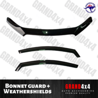 Bonnet Protector + Weathershields for Holden Commodore VF 2013-2017 Ute Tinted