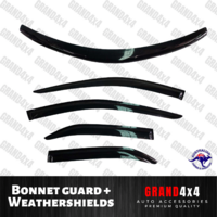 Bonnet Protector + Weathershields to suit Toyota Camry Oct 2011 - Feb 2015