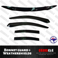 Bonnet Protector + Weathershields Window Visors for Holden Commodore VT VU VX