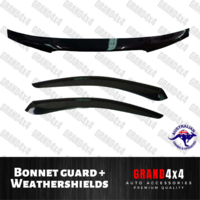 Bonnet Protector + Weathershields Window Visors for Holden Commodore VY Ute