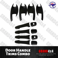 Door Handle Cover + Guards Trim Combo to suit Mitsubishi Triton MN/ML 2006-2014